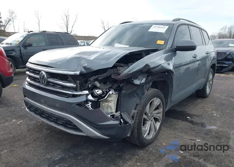 2021 Volkswagen Atlas 3.6L V6 Se W/Technology из США, поврежденный, VIN 1V2HR2CA3MC552541